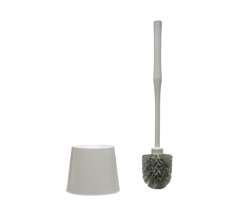 Toilet Brush With Bowl