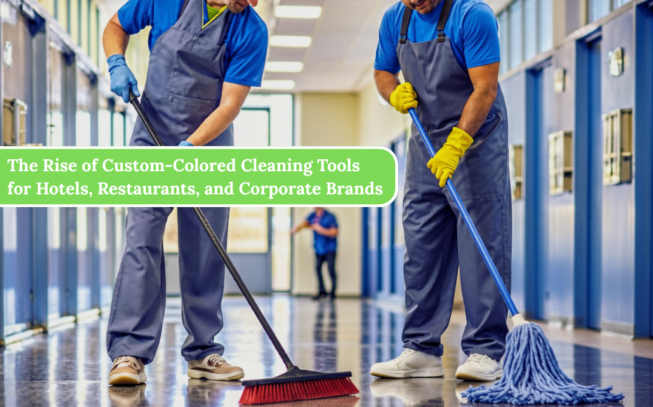Custom-Colored Cleaning Tools for Hotels and Restaurants
