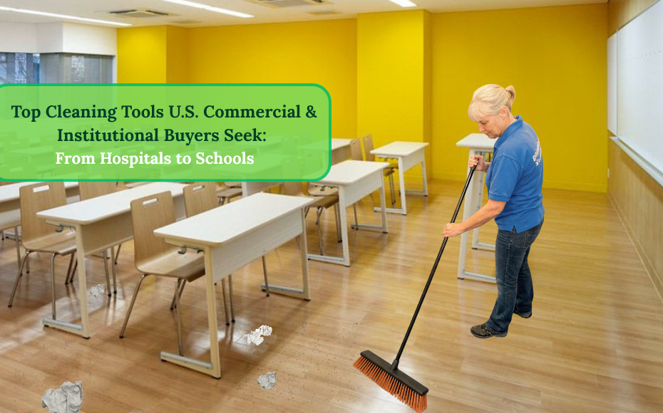 commercial cleaning tools USA used in hospitals and schools